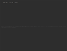Tablet Screenshot of blackcode.com